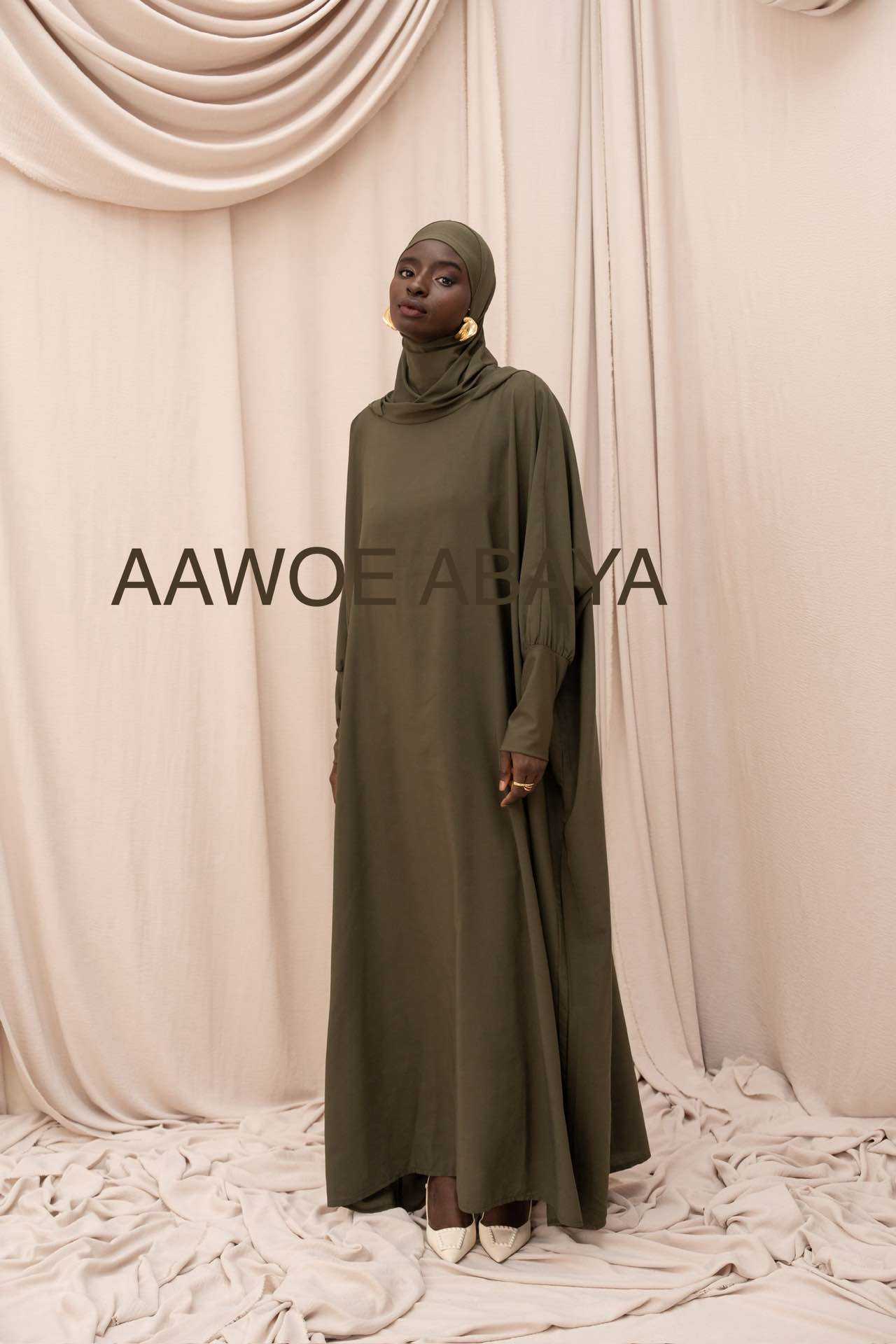 Aawoe Abaya - Vente Robe – femme - Jilbab Une Pièce avec Capuche - 011B-JIL1