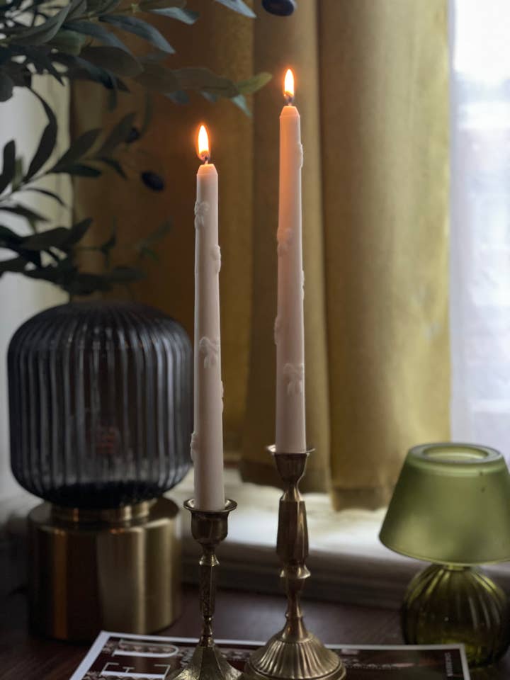 Candelabro cónico de cinta para venta al por mayor de Eloise and Oliver