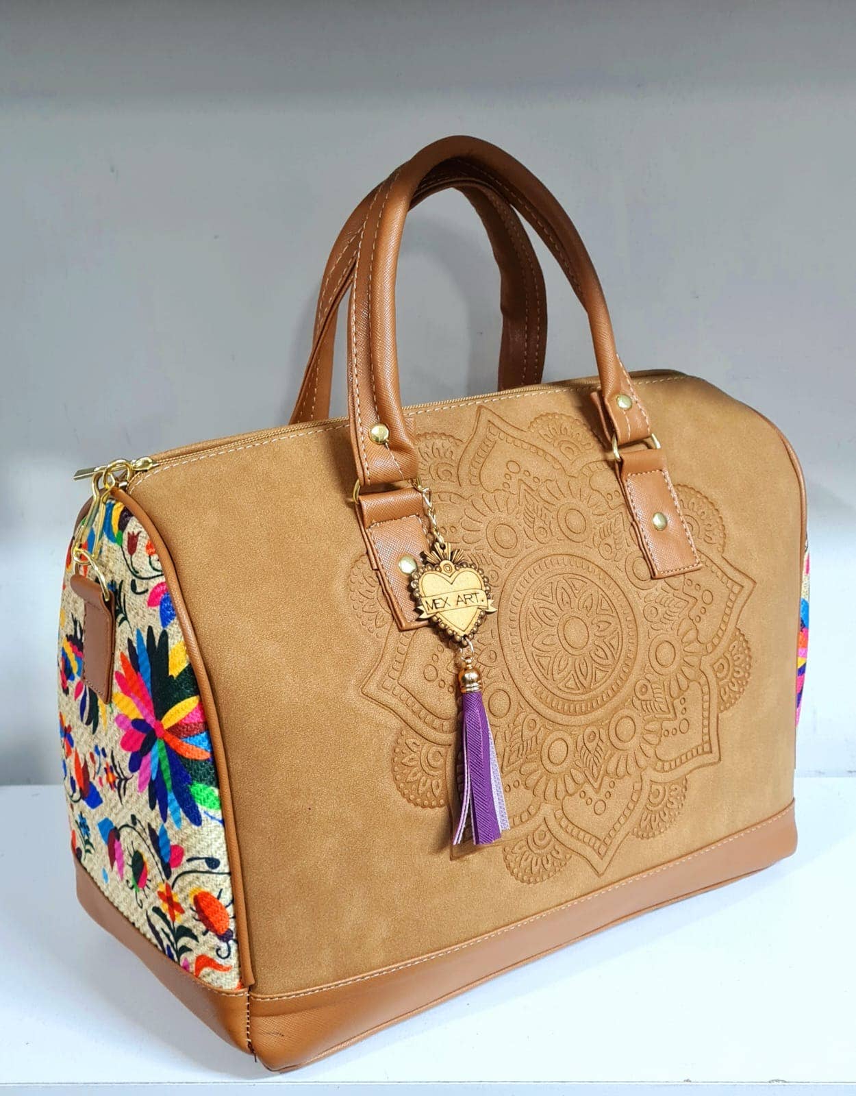 GMCE Global Trading, LLC - Wholesale Satchel - Women's - Artisan Handcrafted Satchel Embroidered Jute Bag1