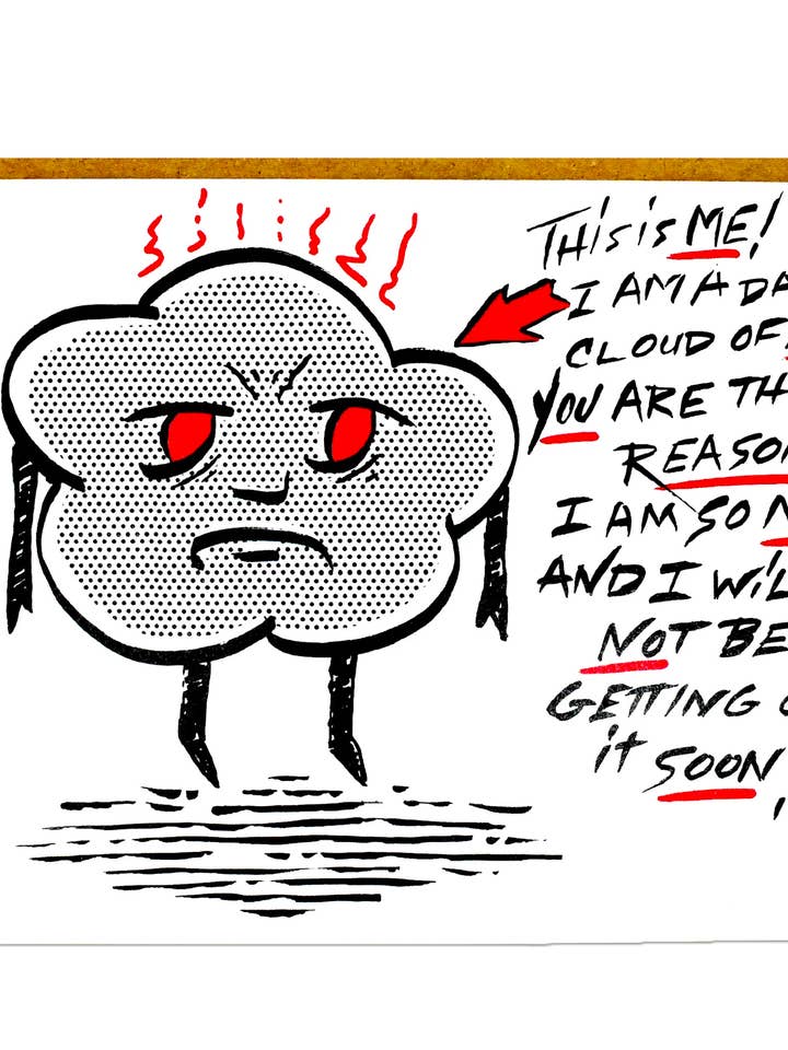 Angry Cloud for wholesale by Gogoreego Paper