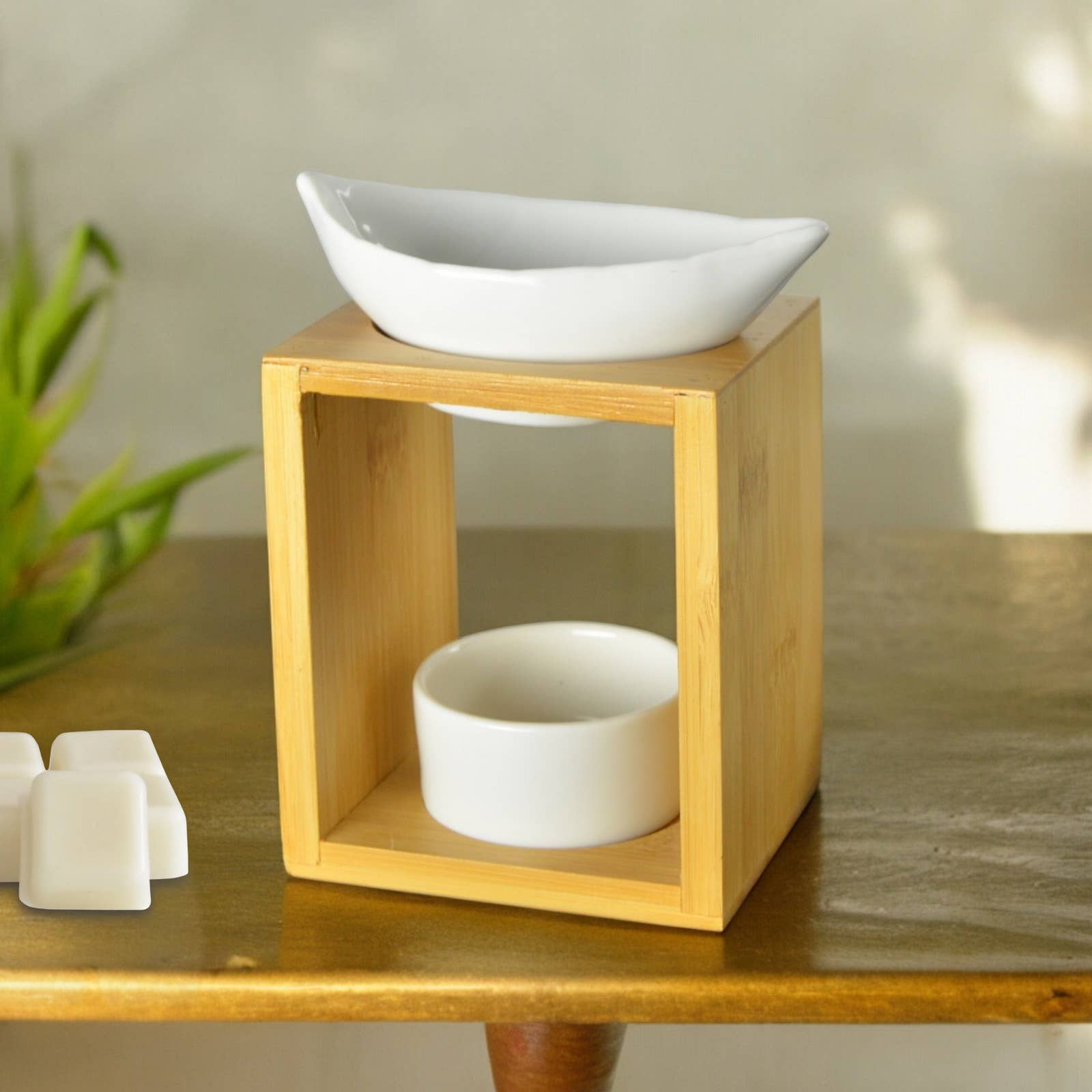 Zen'Arôme - Wholesale Oil Warmer - Bamboo Foliage Ceramic Wax and Melter Warmer8