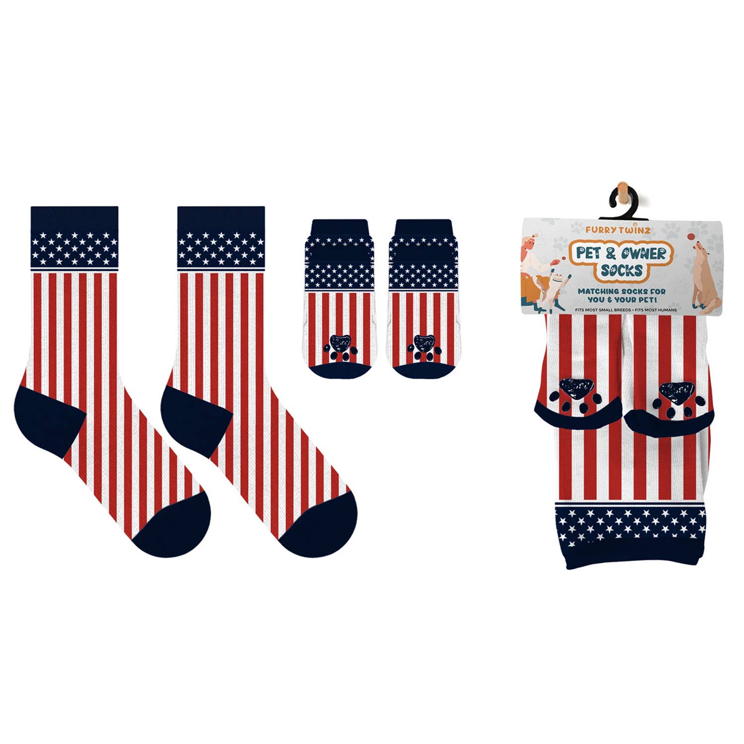 The American Gift Company (TAGCO) - Wholesale Pet Socks - Dog - PET & OWNER SOCKS WITH FREE DISPLAY (24-PAIRS)4