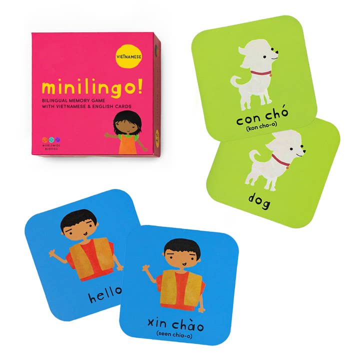 Minilingo Vietnamese/English Bilingual Cards, Easter Gifts for wholesale by Worldwide Buddies