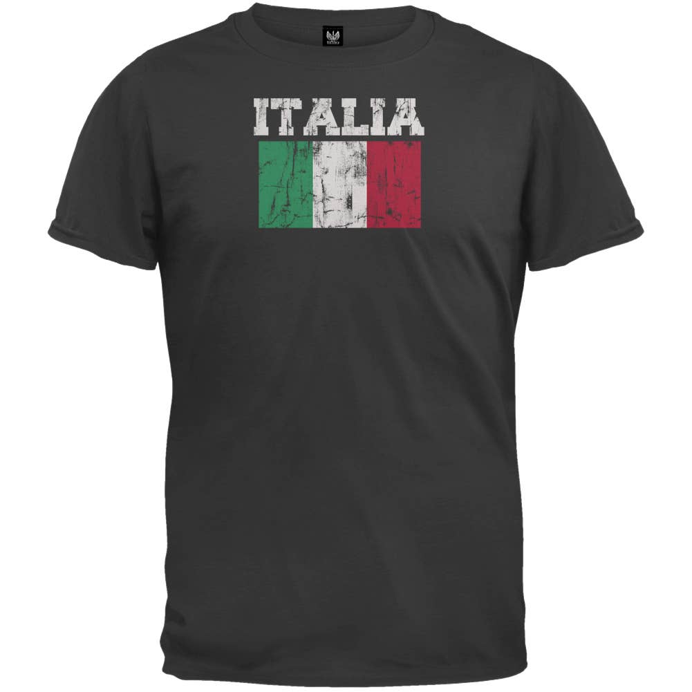 Official Store - Wholesale Screen Printed T-Shirt - Men's - Italia Flag Men's T Shirt0
