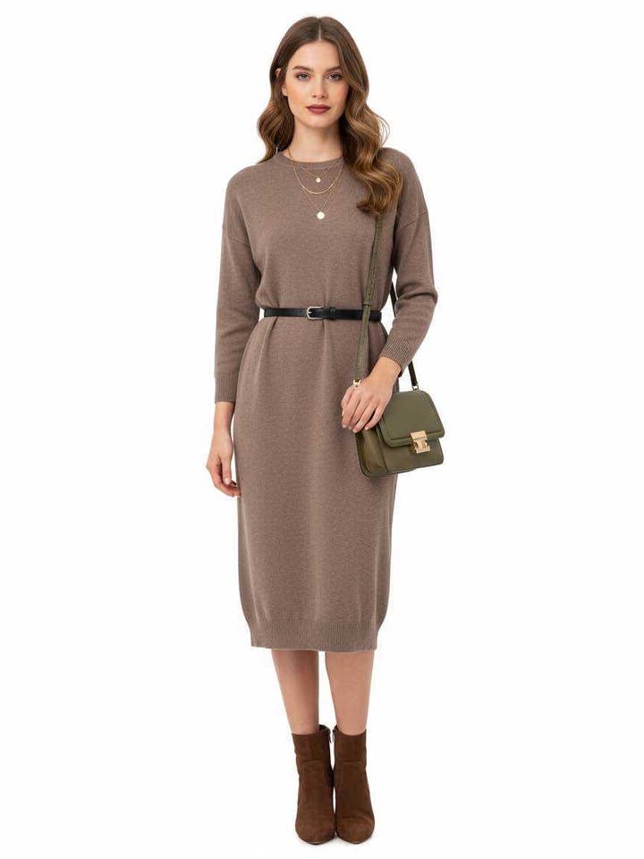 Basic sweater dress - 376 for wholesale by Acacia Paris