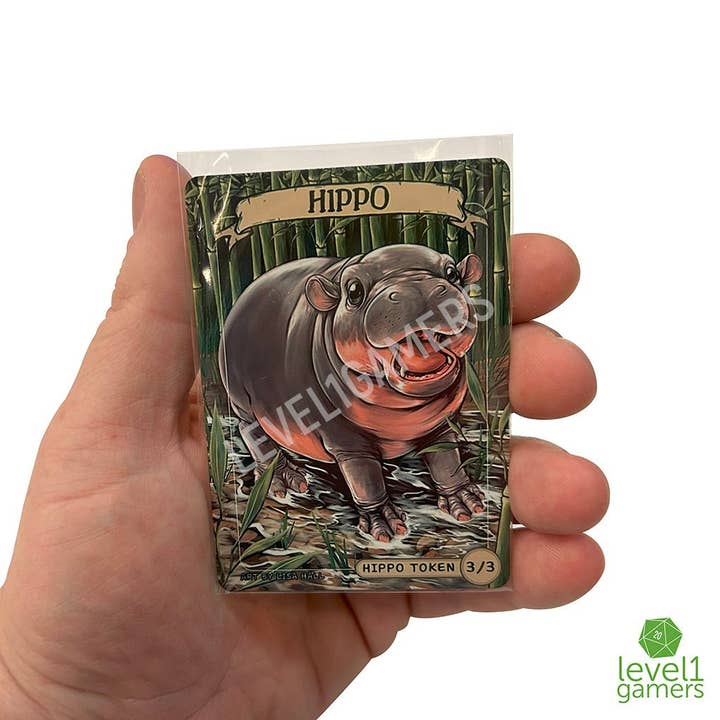 Level 1 Gamers - Wholesale Card Game - Pygmy Hippo - Token Magic Card Pack (5 Cards)
