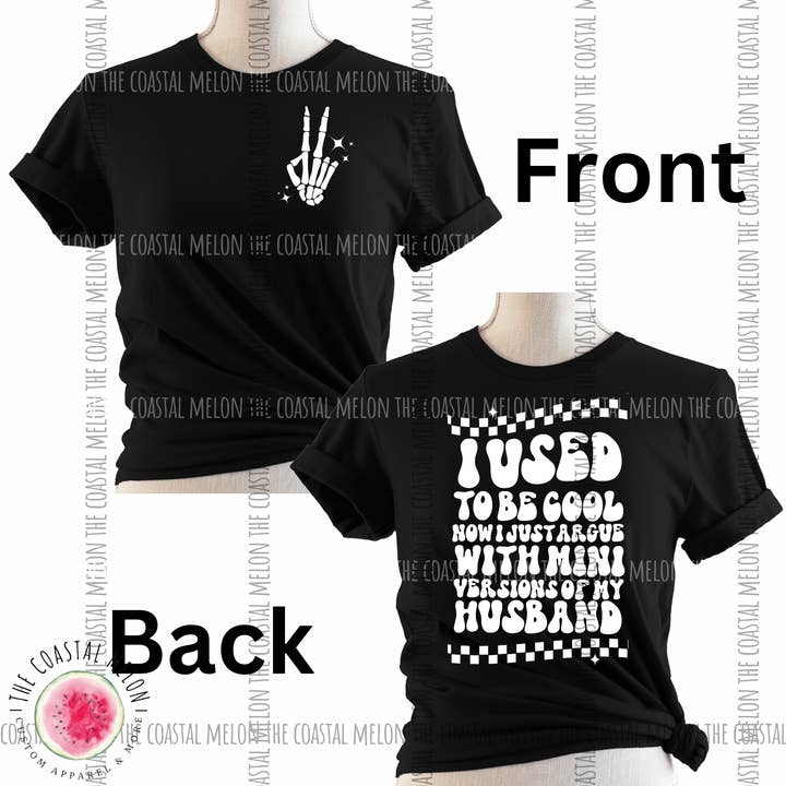 Jeg plejede at være cool printet tee for engroshandel hos The Coastal Melon