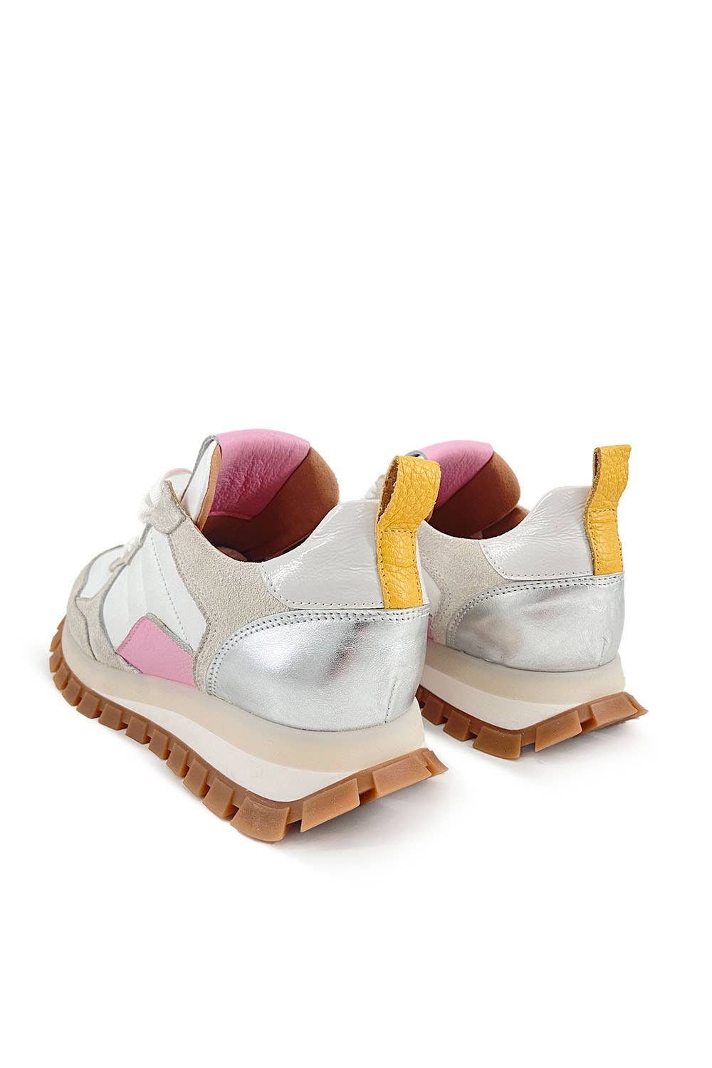 PMK SHOES - Wholesale Lifestyle Sneakers - Women's - Mule - Pink - Handmade Cow Leather Sneakers11