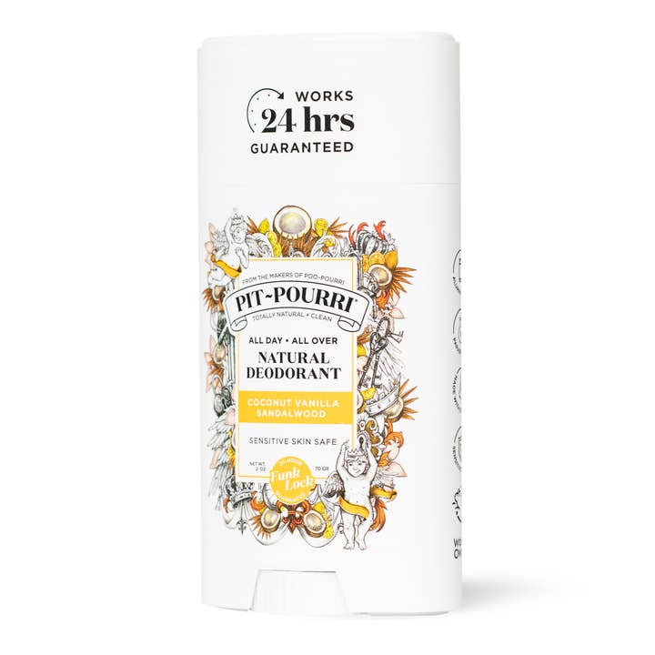 ~Pourri - Wholesale Deodorant - Unisex - Pit~Pourri Coconut Vanilla Sandalwood Natural Deodorant 2oz