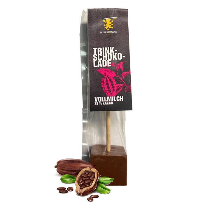 Hessen Schokolade - Wholesale Hot Cocoa Mix/Kit - Milk chocolate 38% cocoa – Drinking chocolate on a spoon