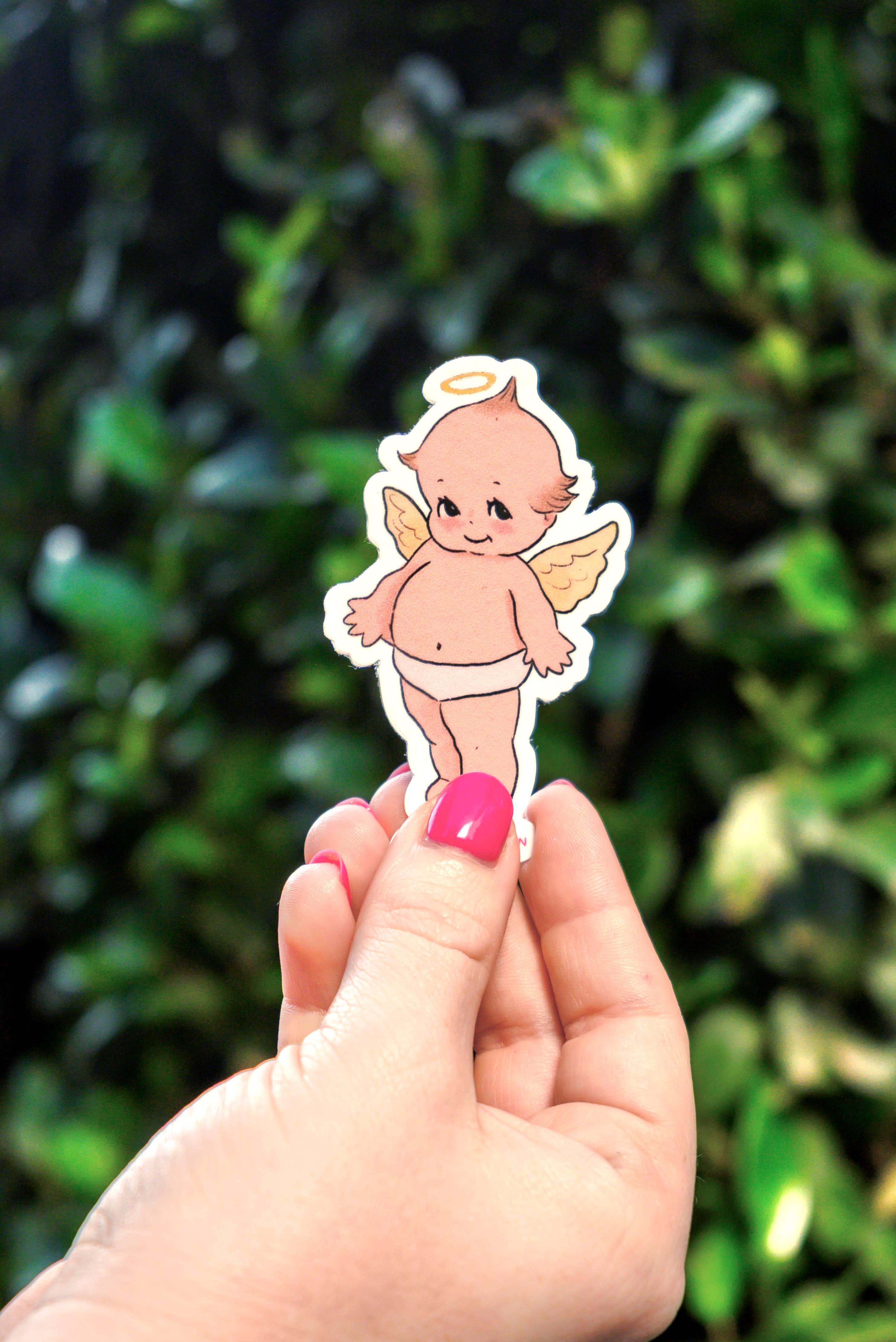 Art By Elowyn - Wholesale Sticker - Cupid Baby Sticker2