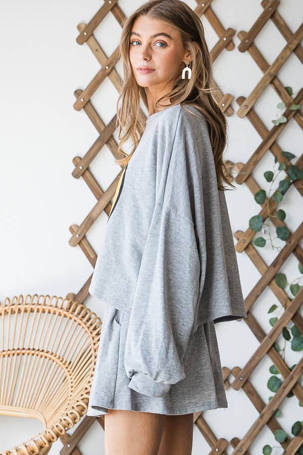 JADE BY JANE - Wholesale Loungeset - Dames - SET KORTE BROEKEN MET SMILE-PRINT8