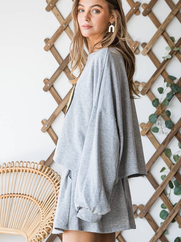 JADE BY JANE - Wholesale Loungeset - Dames - SET KORTE BROEKEN MET SMILE-PRINT8