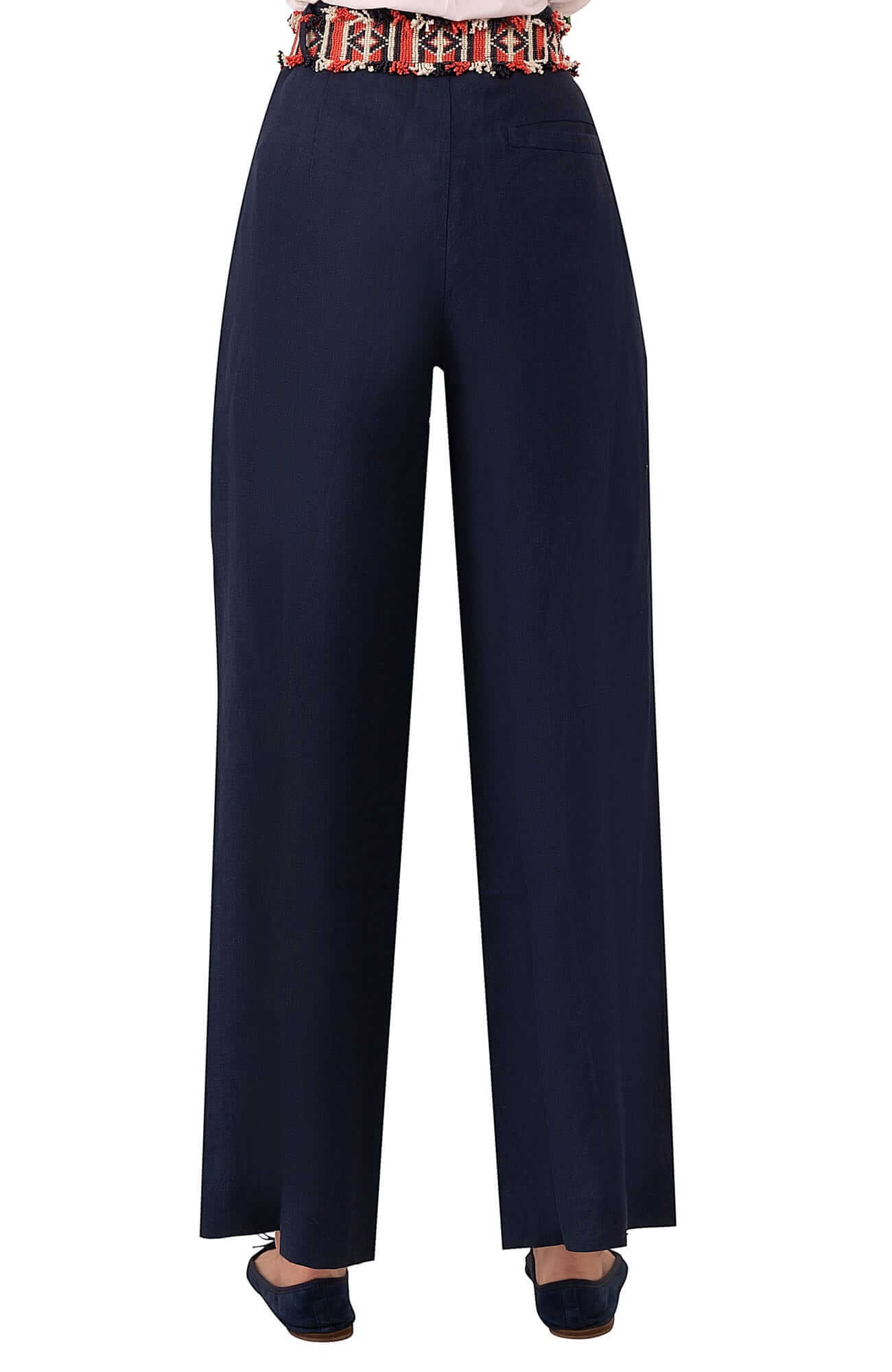 Gretchen Scott LLC - Wholesale Pants - Women's - Bacall Linen Trousers - La Di Da8