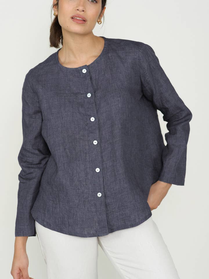 Alloa Casale - Wholesale Button Down Shirt - Women's - Sirt No. 32