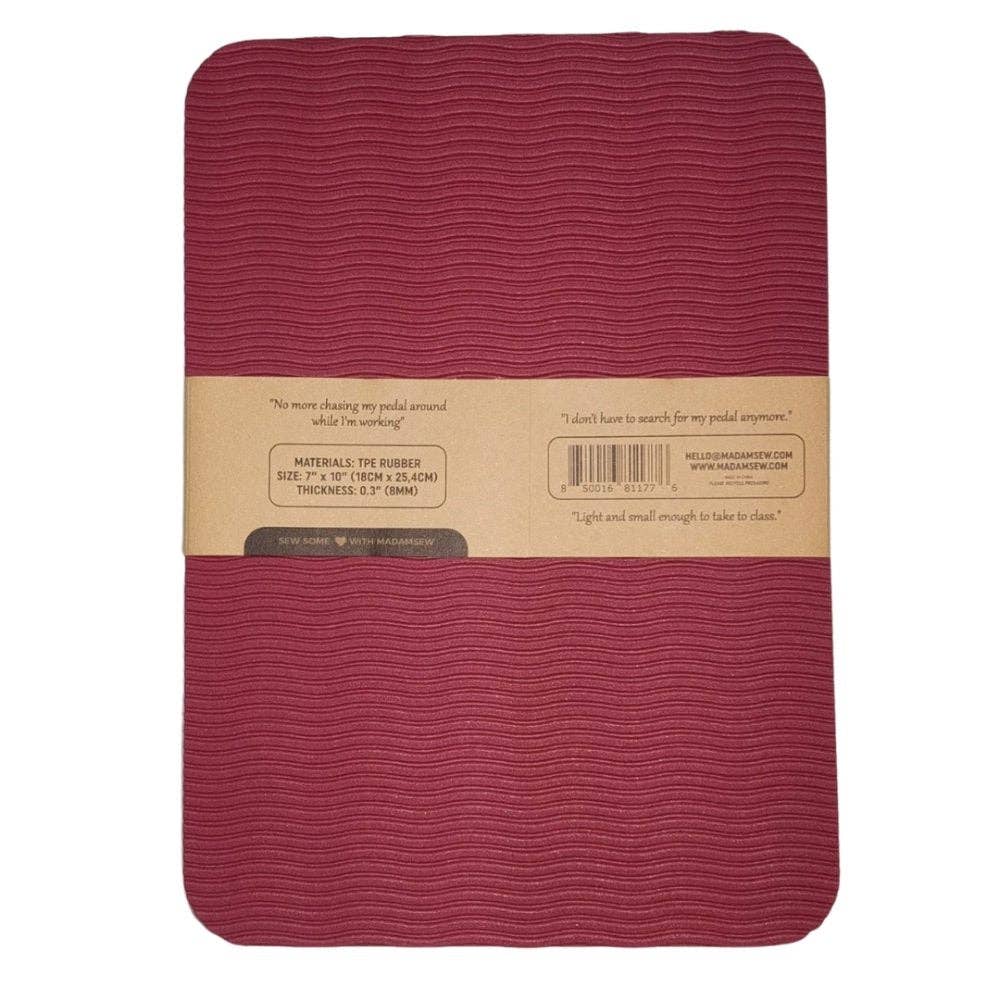 Madam Sew – Utensílio para artesanato por atacado – Tapete antiderrapante portátil para pedal de máquina de costura3