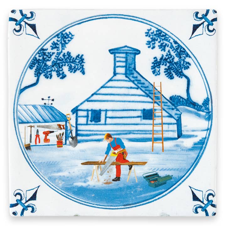 Handyman | StoryTiles art on tile for wholesale by StoryTiles