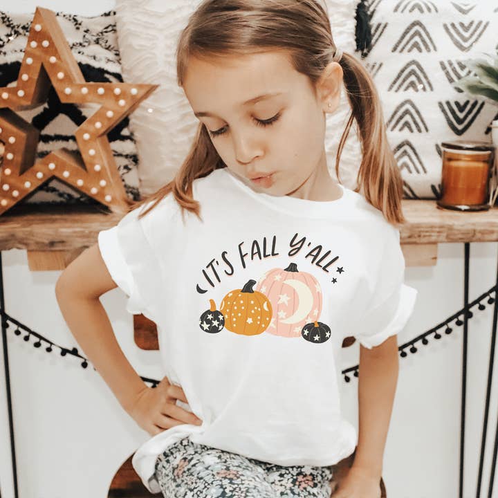Its Fall Yall Kids for wholesale by Glittering South