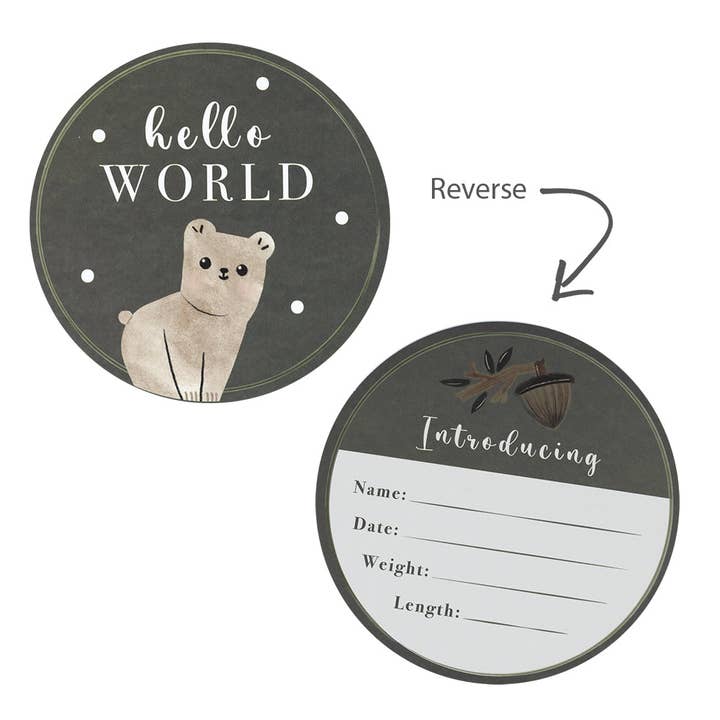 Living Textiles - Wholesale Swaddle Set - Baby - Hello World Gift Set - Forest Retreat