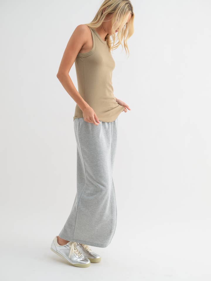 Wishlist Apparel - Wholesale Tank Top - Women's - CREW NECK RIBBED KNIT TANK TOP / WL18-104431