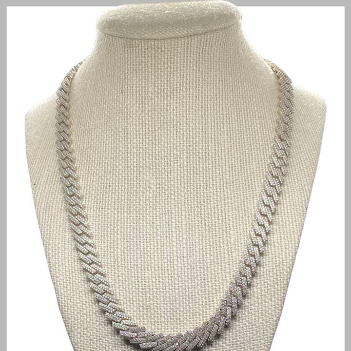 Iced Out Cuban Link 925 Silver or Gold Moissanite Chain and other Purchase Wholesale cuban link chain. Free Returns & Net 60 Terms on Faire trending on Faire.