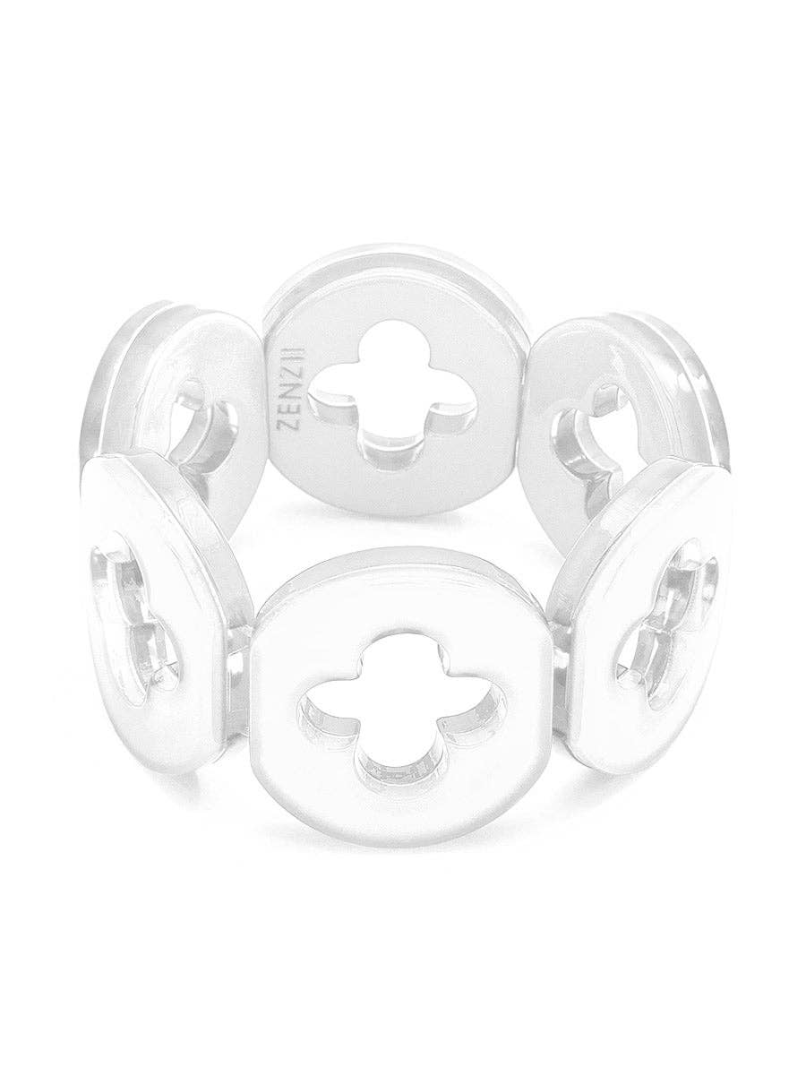 ZENZII Jewelry - Wholesale Beaded Bracelet - Resin Clover Bracelet22