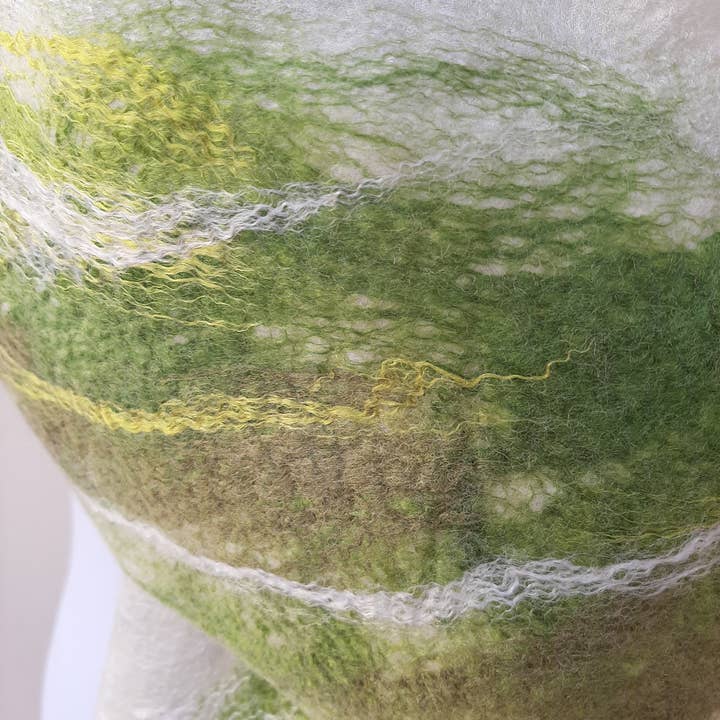 Makanuda - Wholesale Scarf - Women's - Green ice shawl3