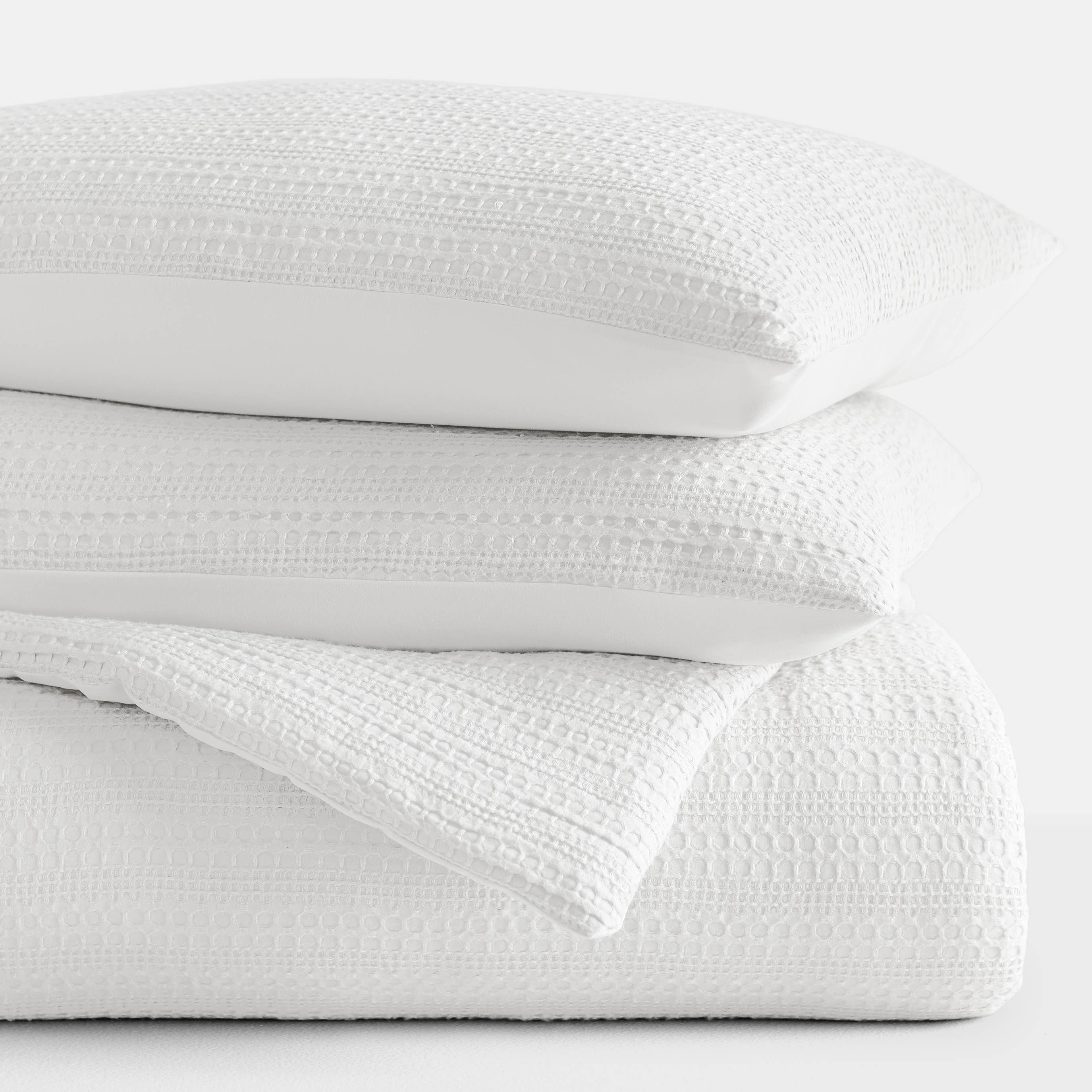 ienjoy Home - Wholesale Bedding Set - Waffle Textured 3 Piece Down Alternative Comforter Set17