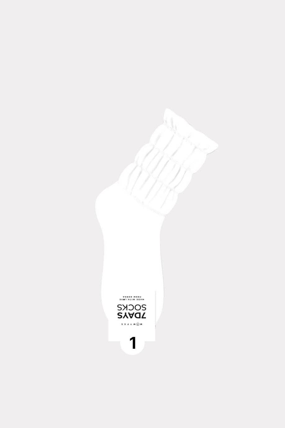 7DAYSSOCKS - Wholesale Socks - Women's - Women's Crew Daily Non Binding Shirring Solid Socks11