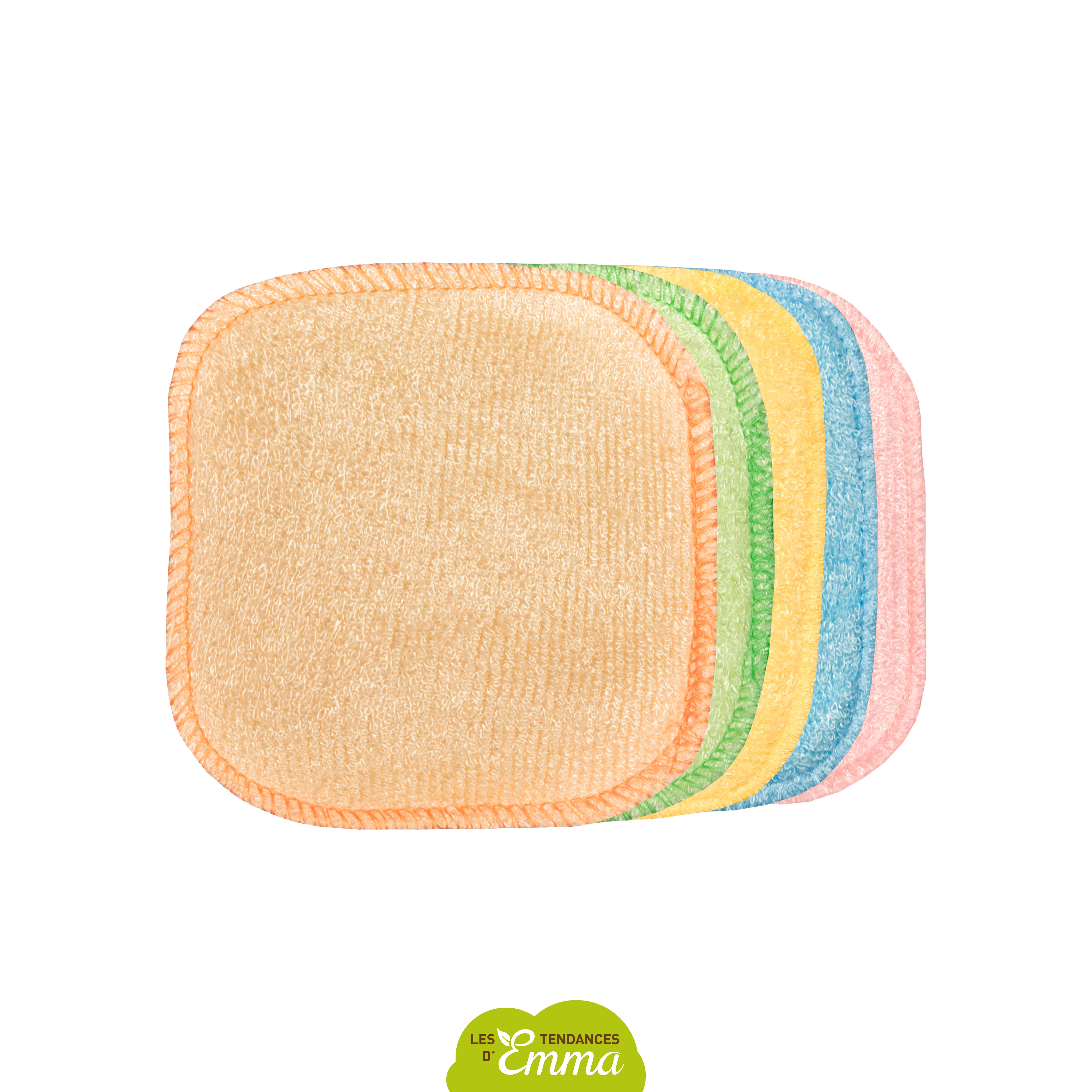 Les Tendances d'Emma - Wholesale Diaper (Cloth) - Baby - 5 Emma squares for babies4