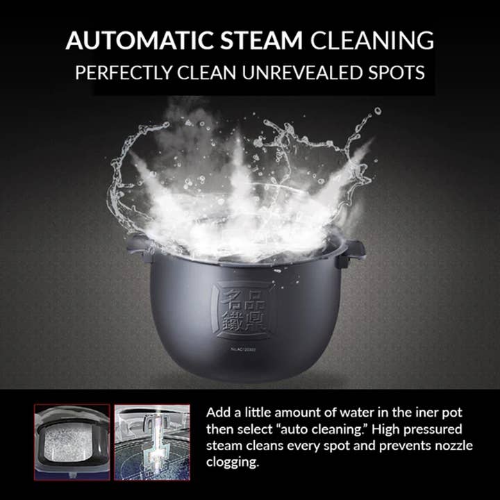 Silver Cuchen Induction Heating Pressure Rice Cooker 6 Cup 10 Cup for wholesale on Faire5