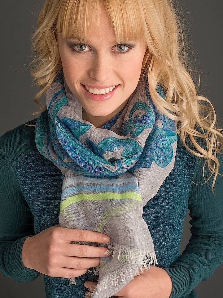 SINDHORA SCARF for wholesale by DIWALI PARIS