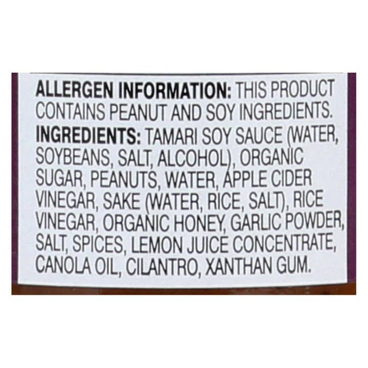 Ware Spark - Wholesale Sauce - San - J Cooking Sauce - Thai Peanut - Case Of 6 - 10 Fl Oz.2