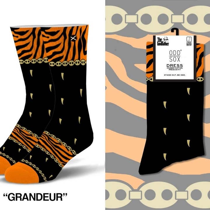 Grandeur Dress Socks for wholesale by Odd Sox