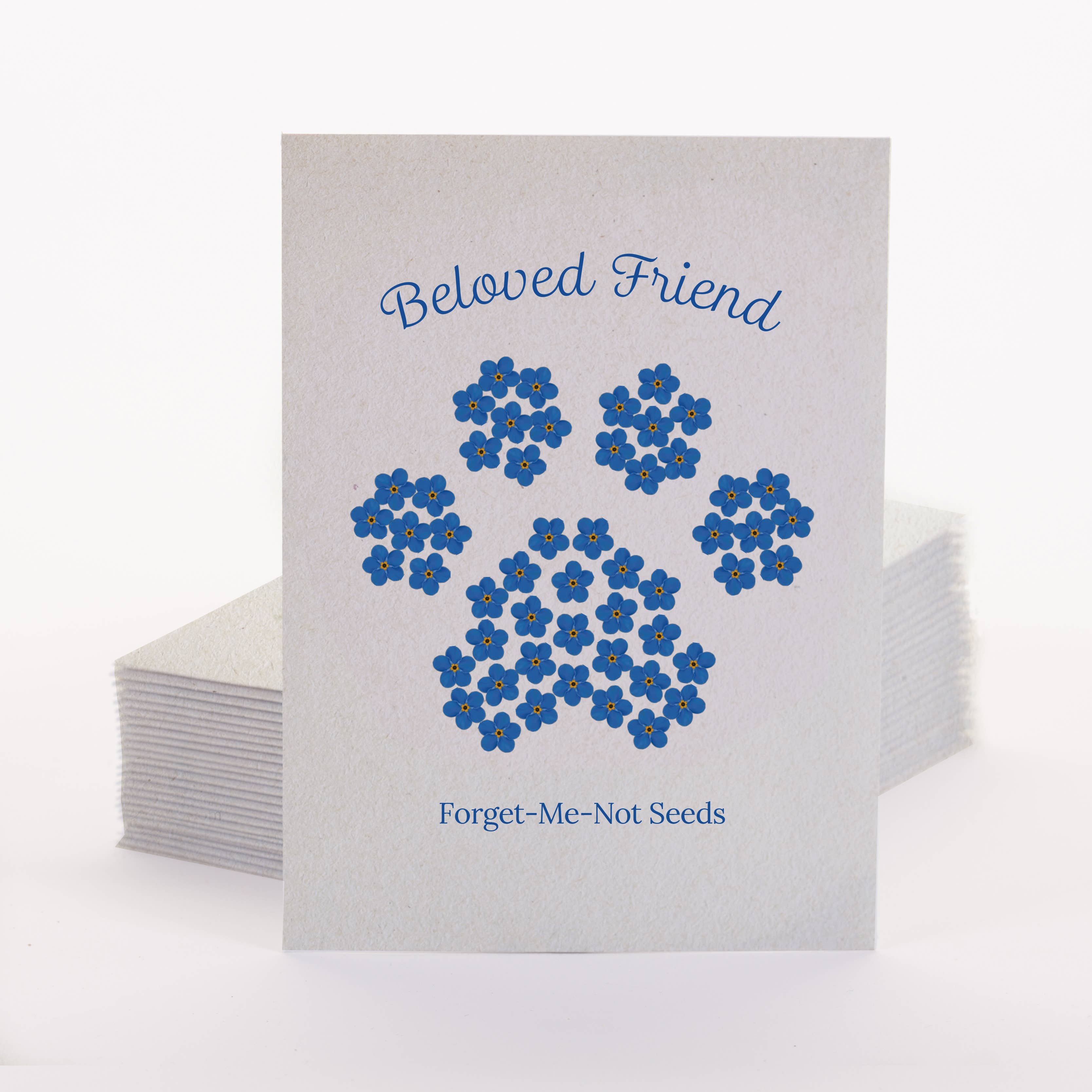 Bentley Seed Co. - Wholesale Plant Seeds - Beloved Friend - Forget Me Not Seed Packets2