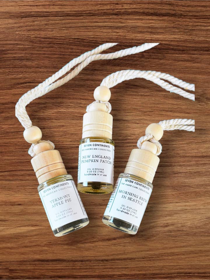 fall hanging car diffuser, air freshener, non-toxic for wholesale by Seven Continents