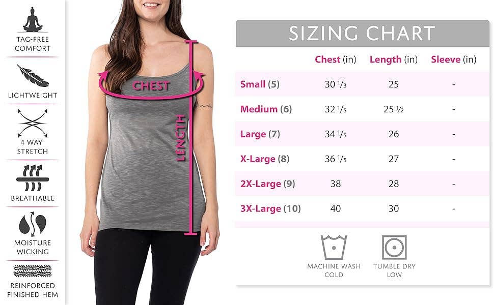 I-Wear Brands - Wholesale Camisole - Women's - 5 Pack Women's Adjustable Spaghetti Strap Camisole5