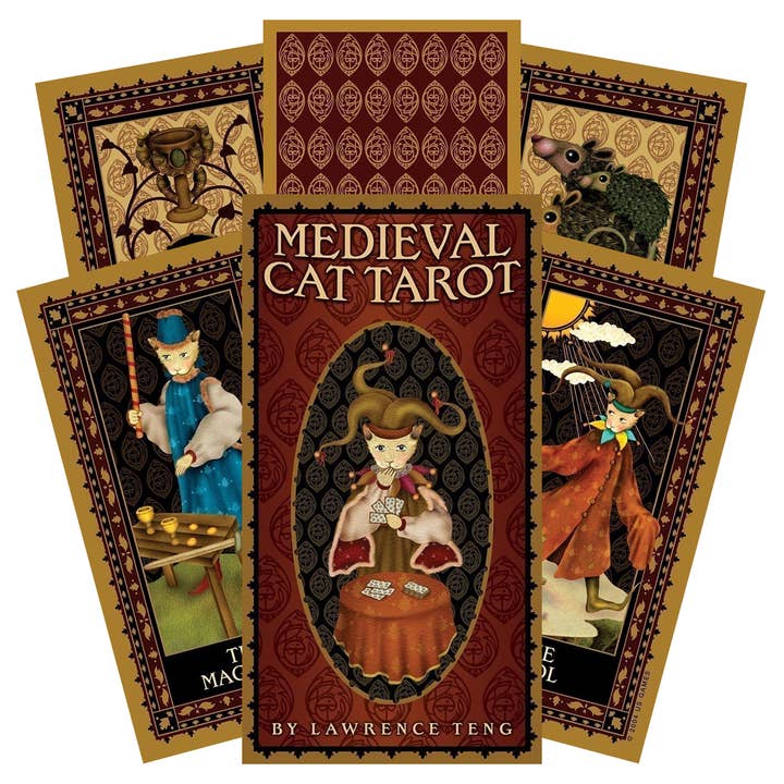 Medieval Cat Tarot Cards Us Games Systems for wholesale by Cardshouse