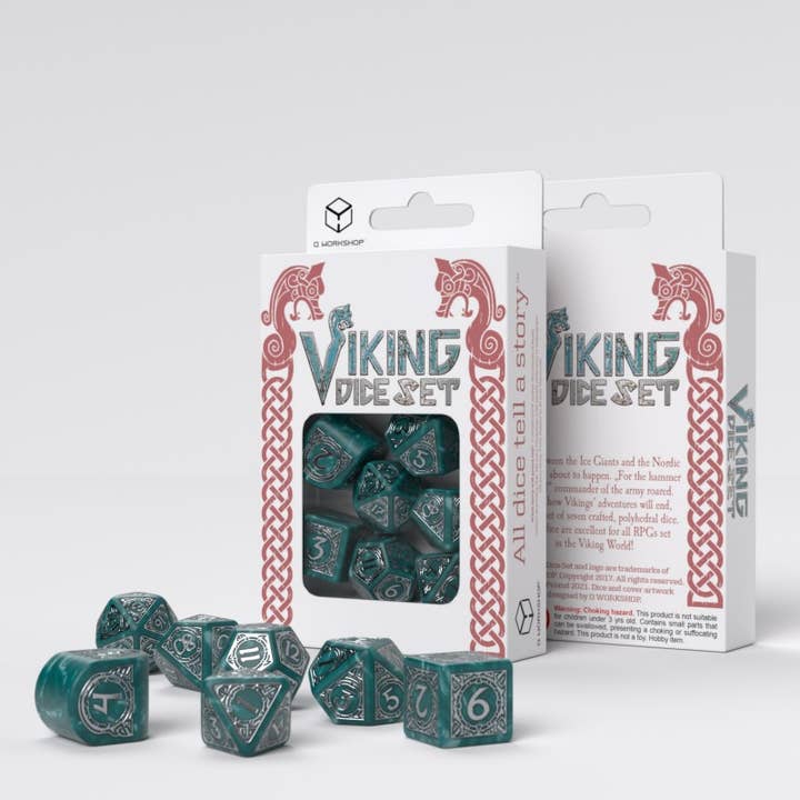 Cardshouse – wholesale Dice – Viking Modern Dice Set Mjolnir