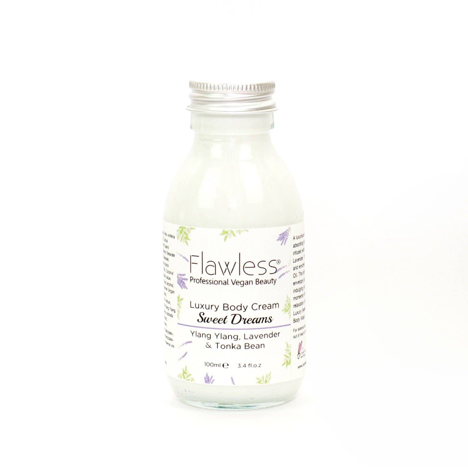 Flawless - Vendita all'ingrosso Crema/lozione corpo - Crema corpo di lusso - Sweet Dreams. Con Ylang Ylang e Fava Tonka4