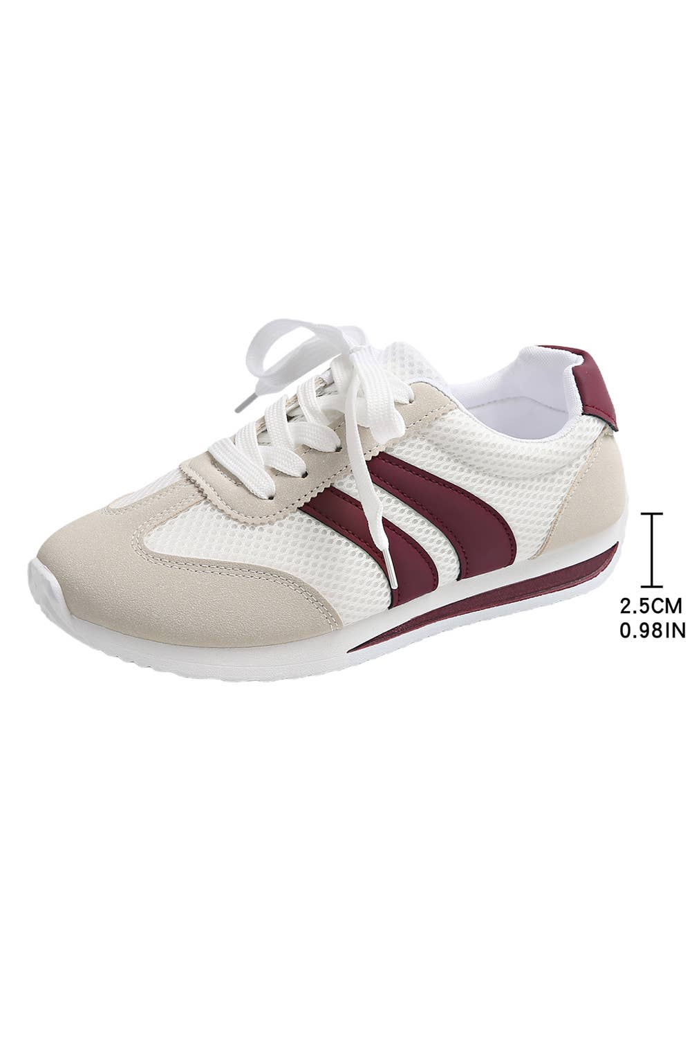 Aapparella - Wholesale Lifestyle Sneakers - Women's - Colorblock Contrast PU Panel Sneakers | US6-107