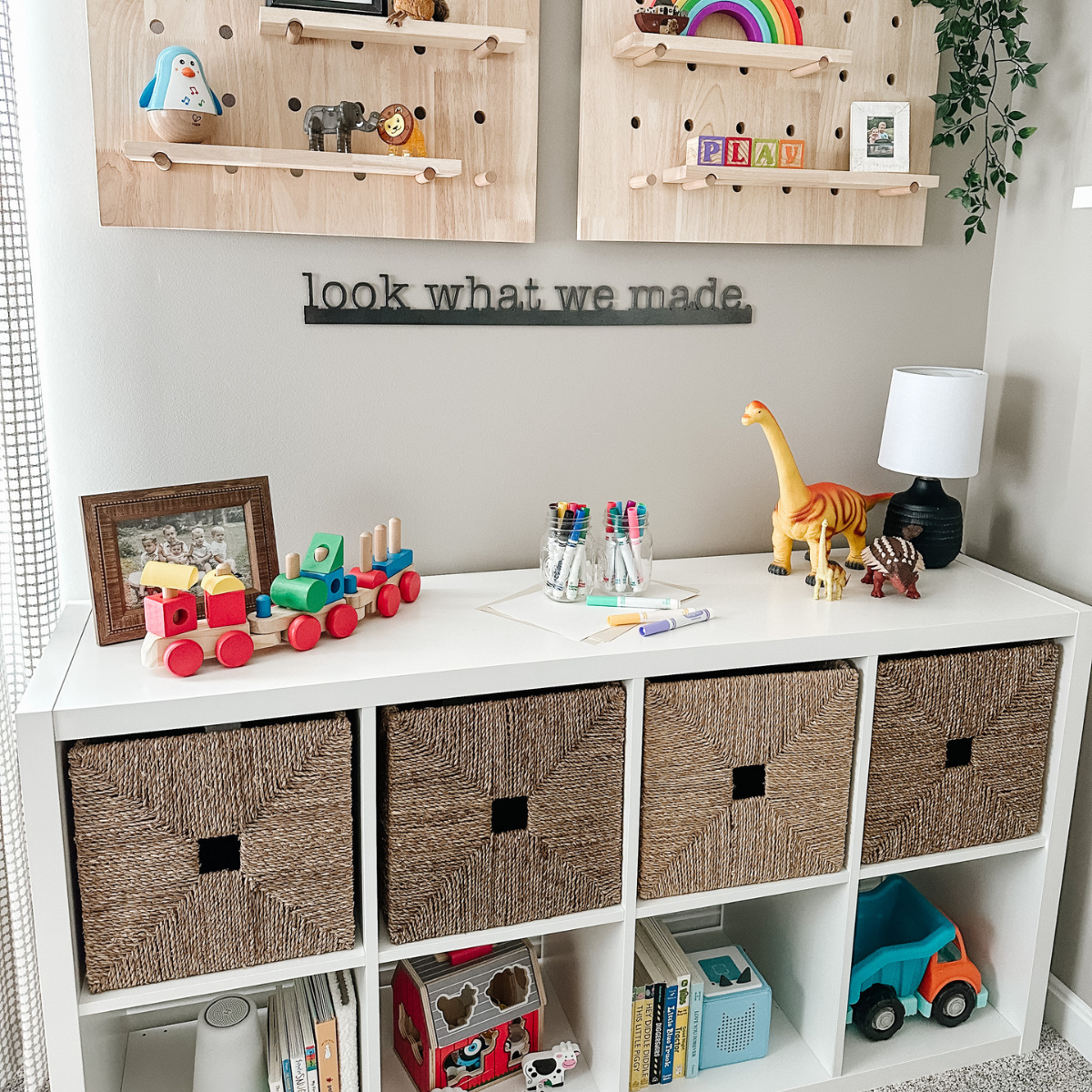 Keystone Steel Co. - Wholesale Sign - Look What We Made Magnetic Bar (typewriter font)4