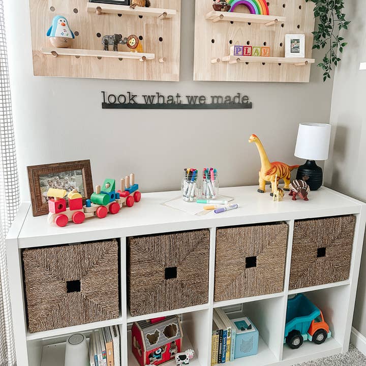 Keystone Steel Co. - Wholesale Sign - Look What We Made Magnetic Bar (typewriter font)4