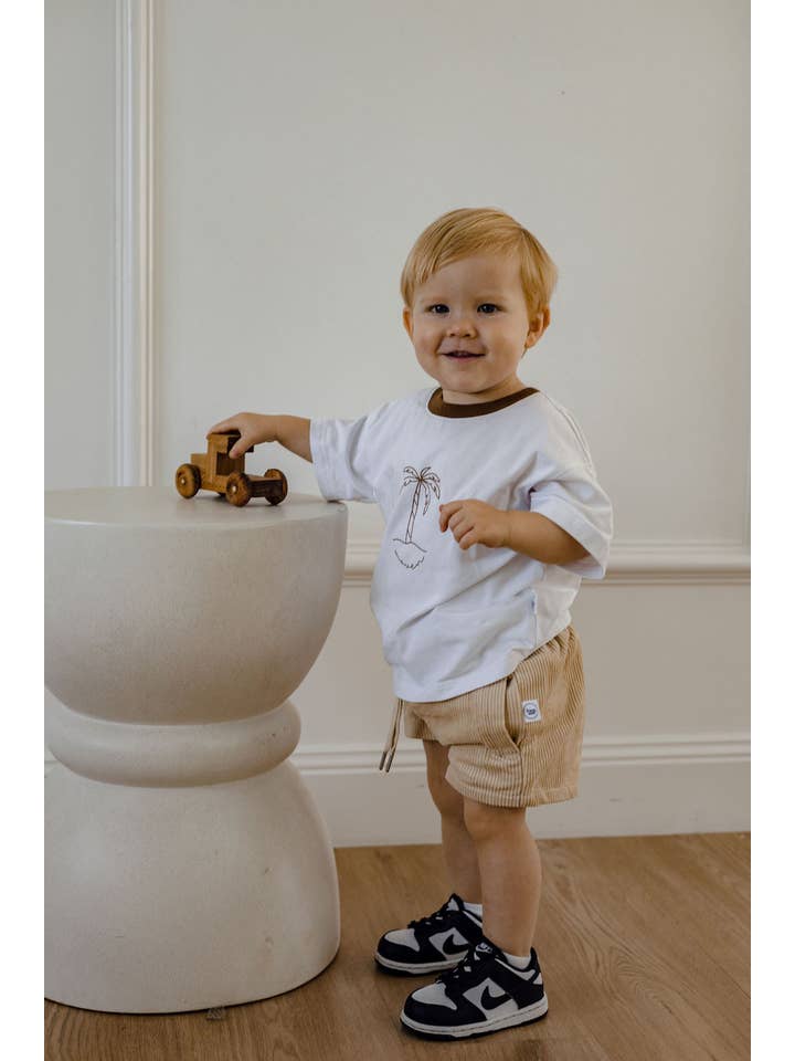 Woven Kids - Wholesale Shorts – Kids - Corduroy Shorts Sand12