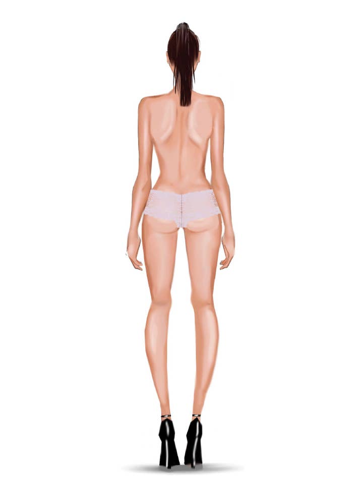 House of Desire – Engroshandel Undertøj - Dame – CAITLIN BLOMSTRET BLONDE CHEEKY85