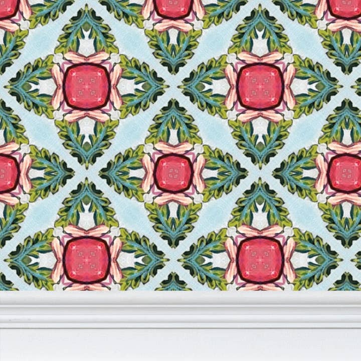 Papel de Parede Pink Bloom por atacado de B.Maraffi Art and Home