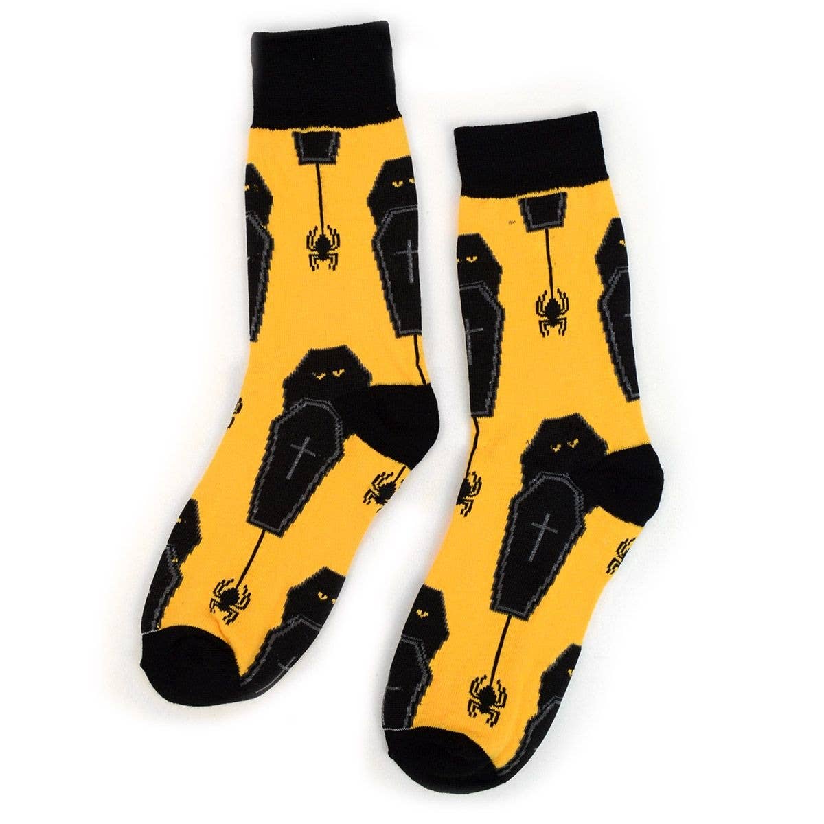 Selini New York - Wholesale Socks - Women's - Ladies Halloween Coffin & Spider Novelty Socks3