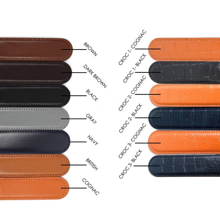 Selini New York - Wholesale Belt - Men's - Men's Genuine Leather Buckle Ratchet Belt - MGLBB2