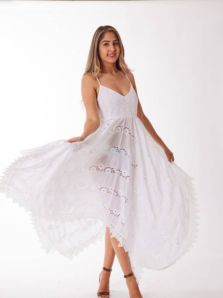 Abito lungo J 114 per la vendita all'ingrosso da parte di Ranee's