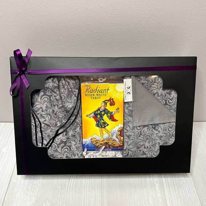 Tarot Gift Set: Deck, Bag, & Cloth For Birthday or Christmas for wholesale by Threads of Tarot